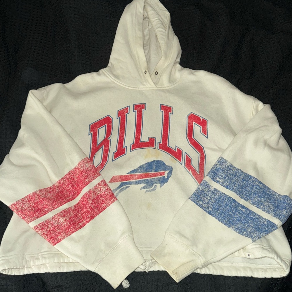47 Brand Bills Cropped Hoodie